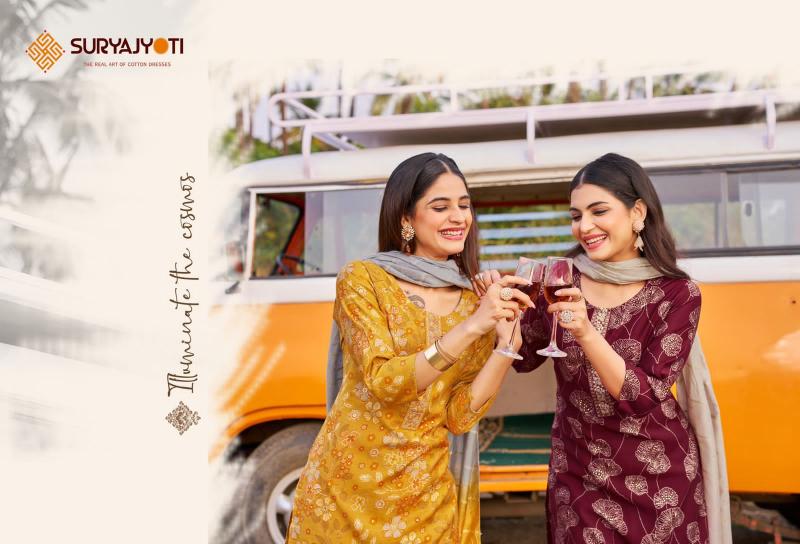 Suryajyoti Nayantara Vol-1 – Kurti Pant With Dupatta - Wholesale Catalog