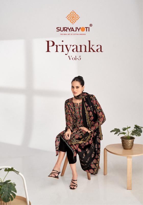 SuryaJyoti Priyanka Vol-05 – Dress Material - Wholesale Catalog