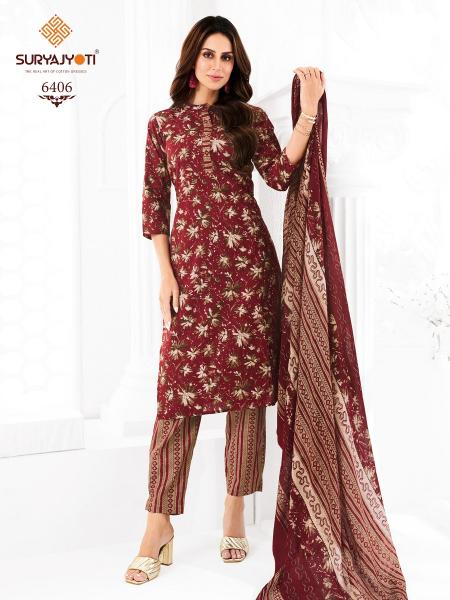 Suryajyoti Trendy Cotton Vol-64 – Dress Material - Wholesale Catalog