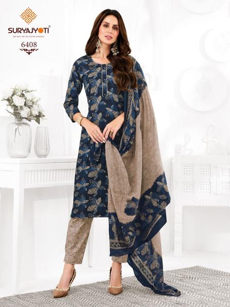 Suryajyoti Trendy Cotton Vol-64 – Dress Material - Wholesale Catalog