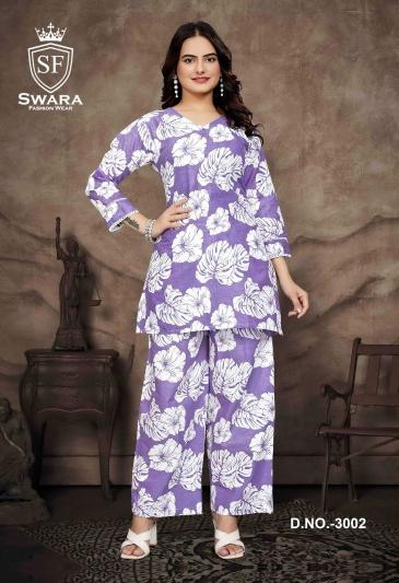 Swara Shree Vol 3 Jaipuri Prints Co Ord Set jaipuri prints co ord set wholesale in surat