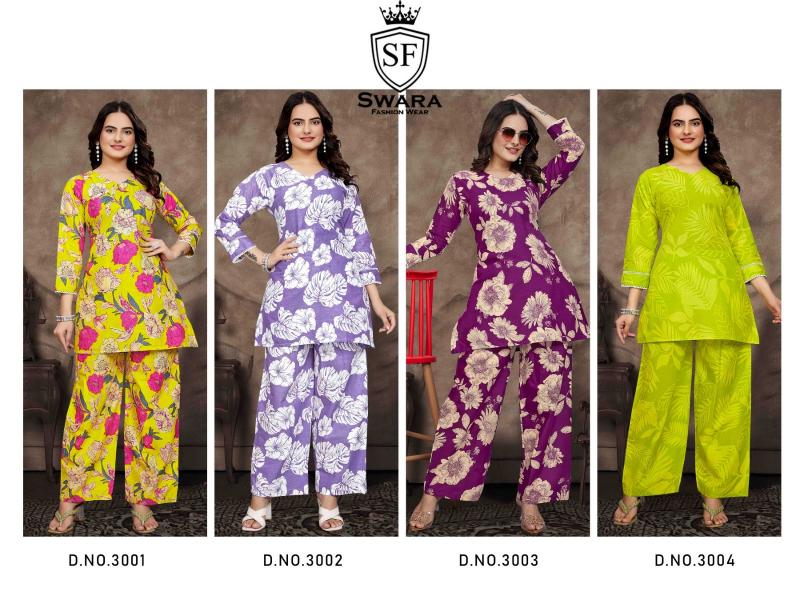 Swara Shree Vol 3 Jaipuri Prints Co Ord Set jaipuri prints co ord set wholesale in surat