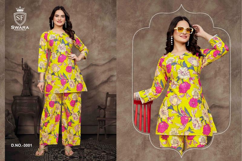 Swara Shree Vol 3 Jaipuri Prints Co Ord Set jaipuri prints co ord set wholesale in surat