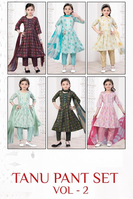 Tanu Pant Set Vol 2 Capsule Print Kids Kurti Wholesale catalog 