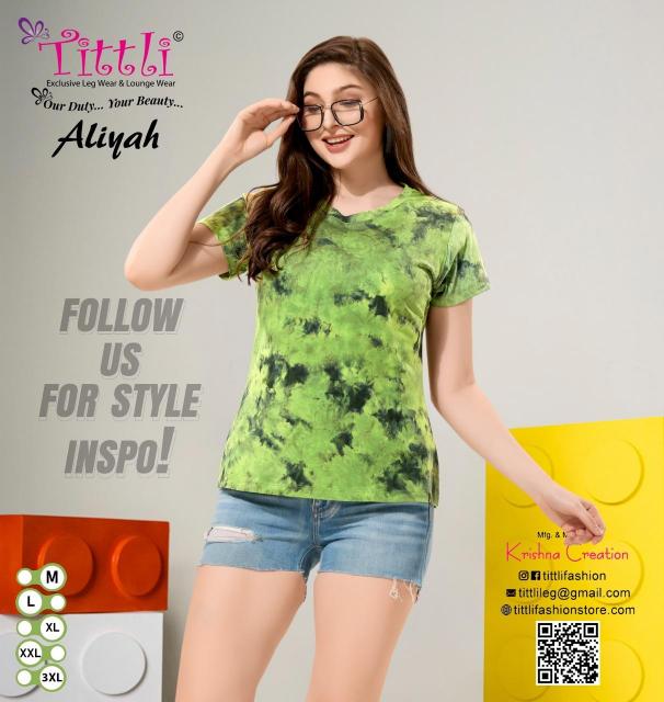 Tittli Aliyah Ladies Night T Shirt Wholesale catalog