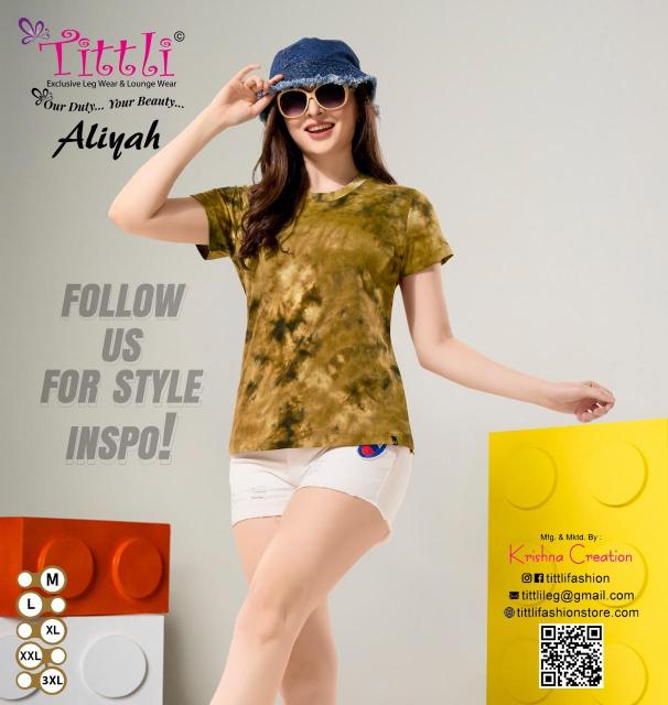 Tittli Aliyah Ladies Night T Shirt Wholesale catalog