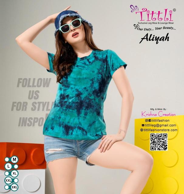 Tittli Aliyah Ladies Night T Shirt Wholesale catalog