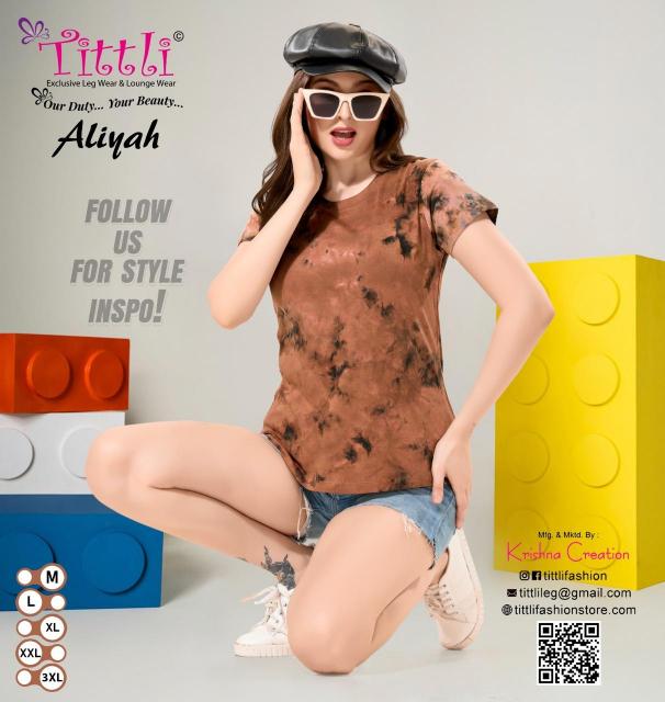 Tittli Aliyah Ladies Night T Shirt Wholesale catalog