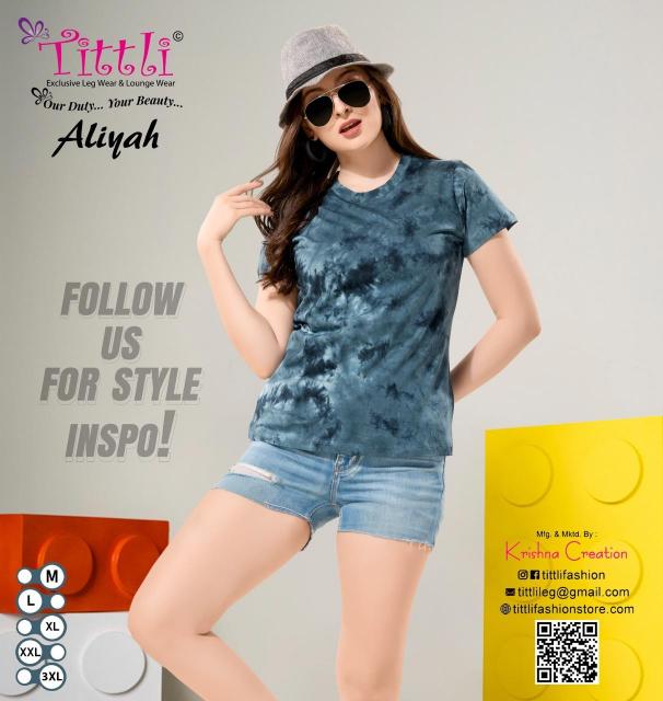 Tittli Aliyah Ladies Night T Shirt Wholesale catalog