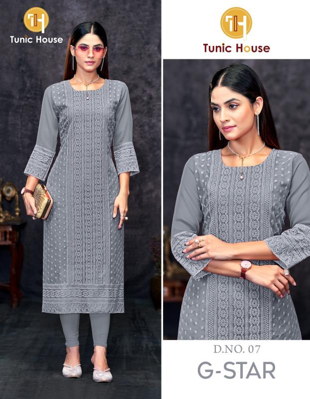 Tunic House G Star georgette kurtis india