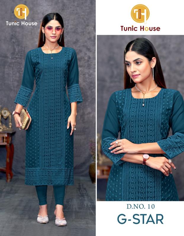 Tunic House G Star georgette kurtis india