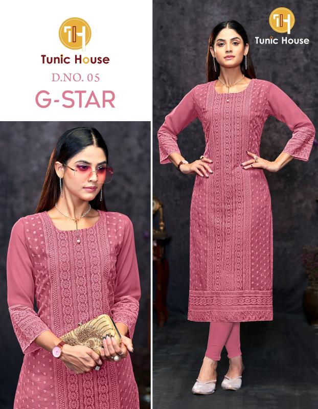 Tunic House G Star georgette kurtis india