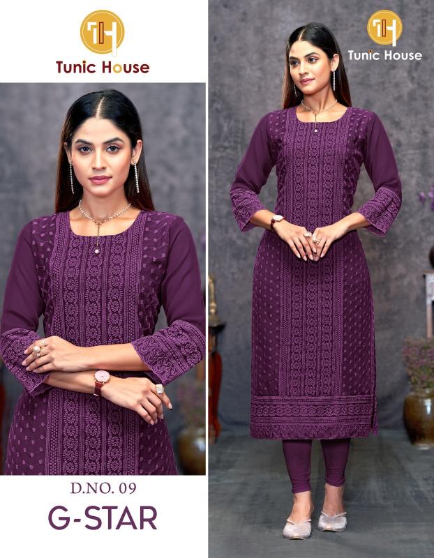 Tunic House G Star georgette kurtis india