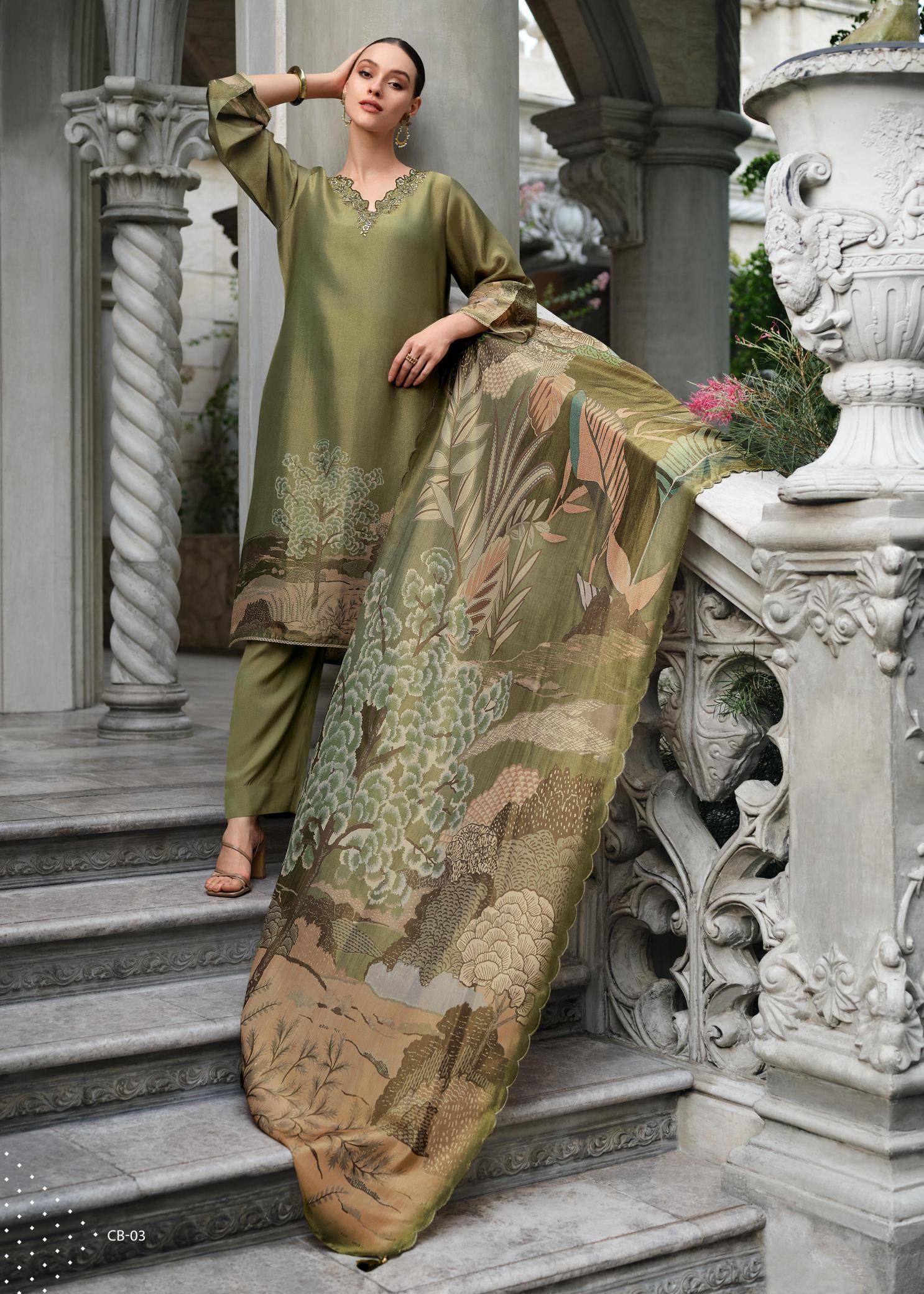 Varsha Cherry Blossom dubai salwar kameez wholesalers