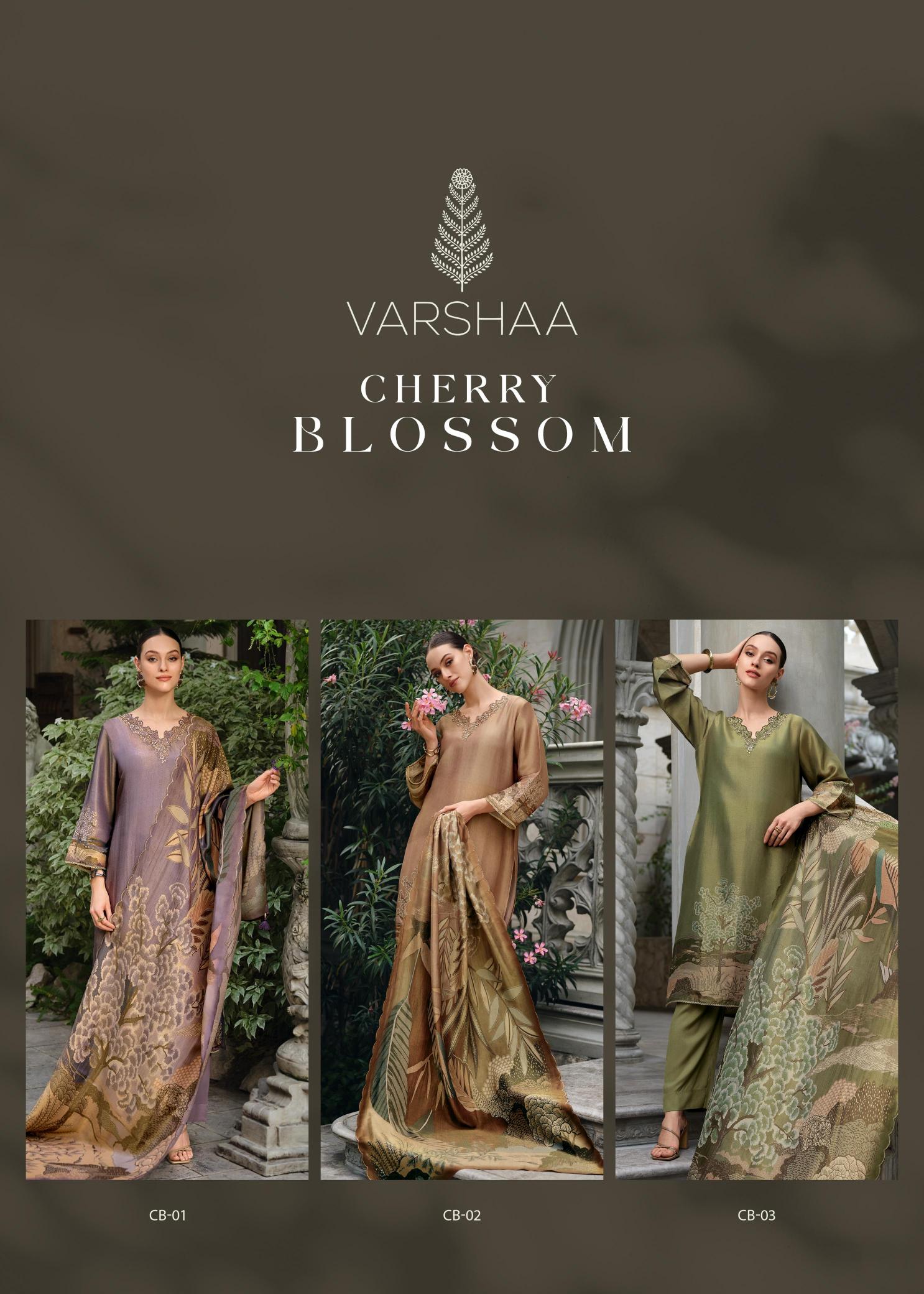 Varsha Cherry Blossom dubai salwar kameez wholesalers