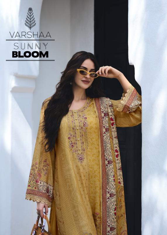 Varsha Sunny Bloom Salwar Suits Wholesale Catalog