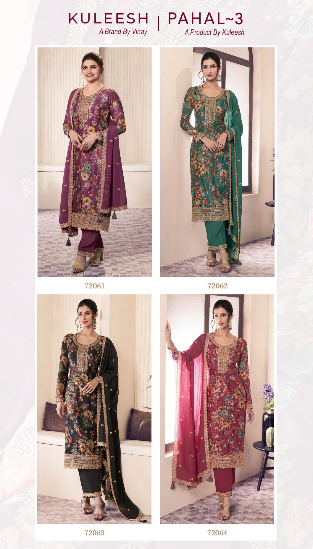 Vinay Kuleesh Pahal Vol 3 designer salwar kameez wholesalers uk