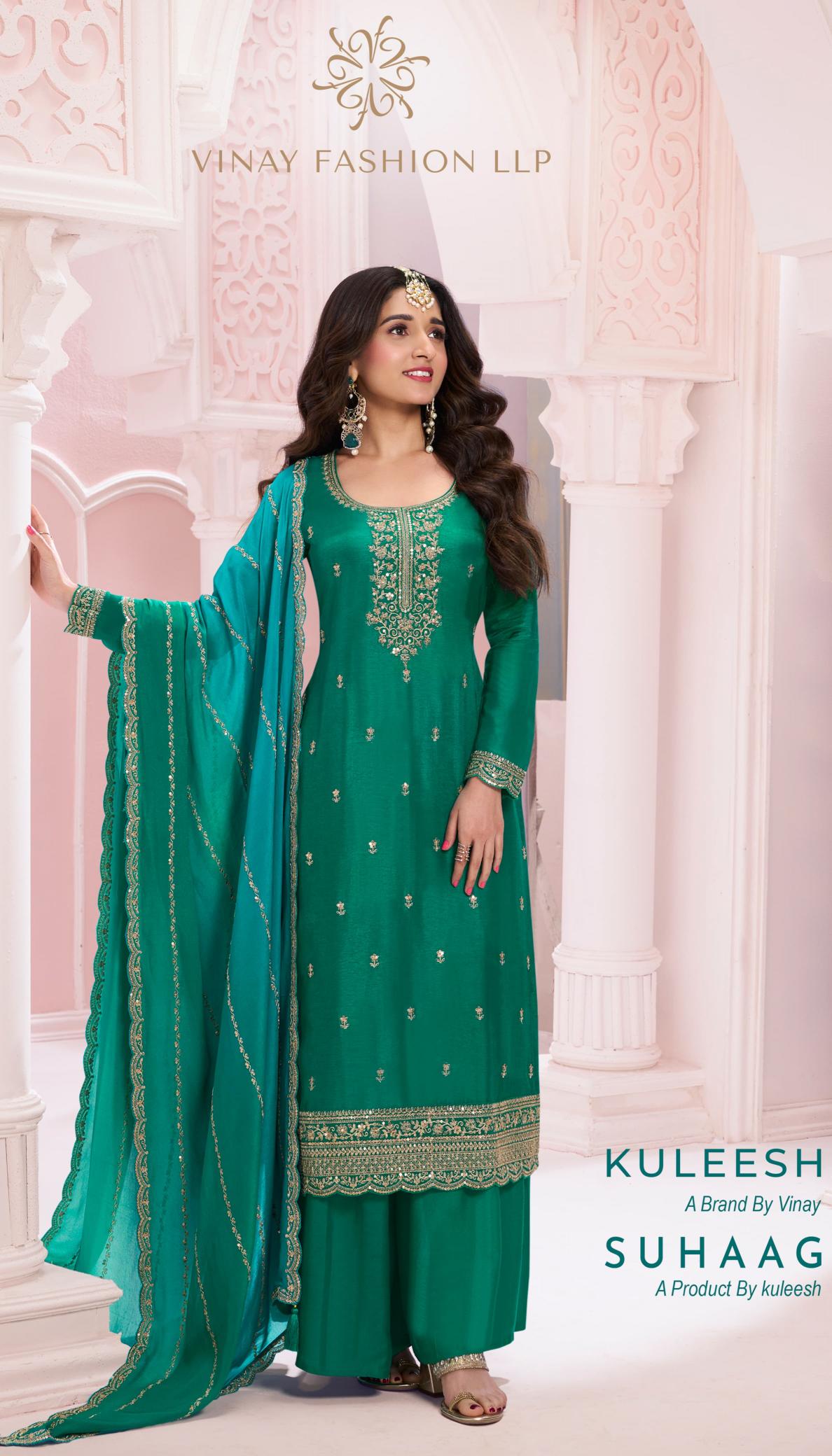 Vinay Kuleesh Suhaag Salwar Kameez Wholesale Catalog