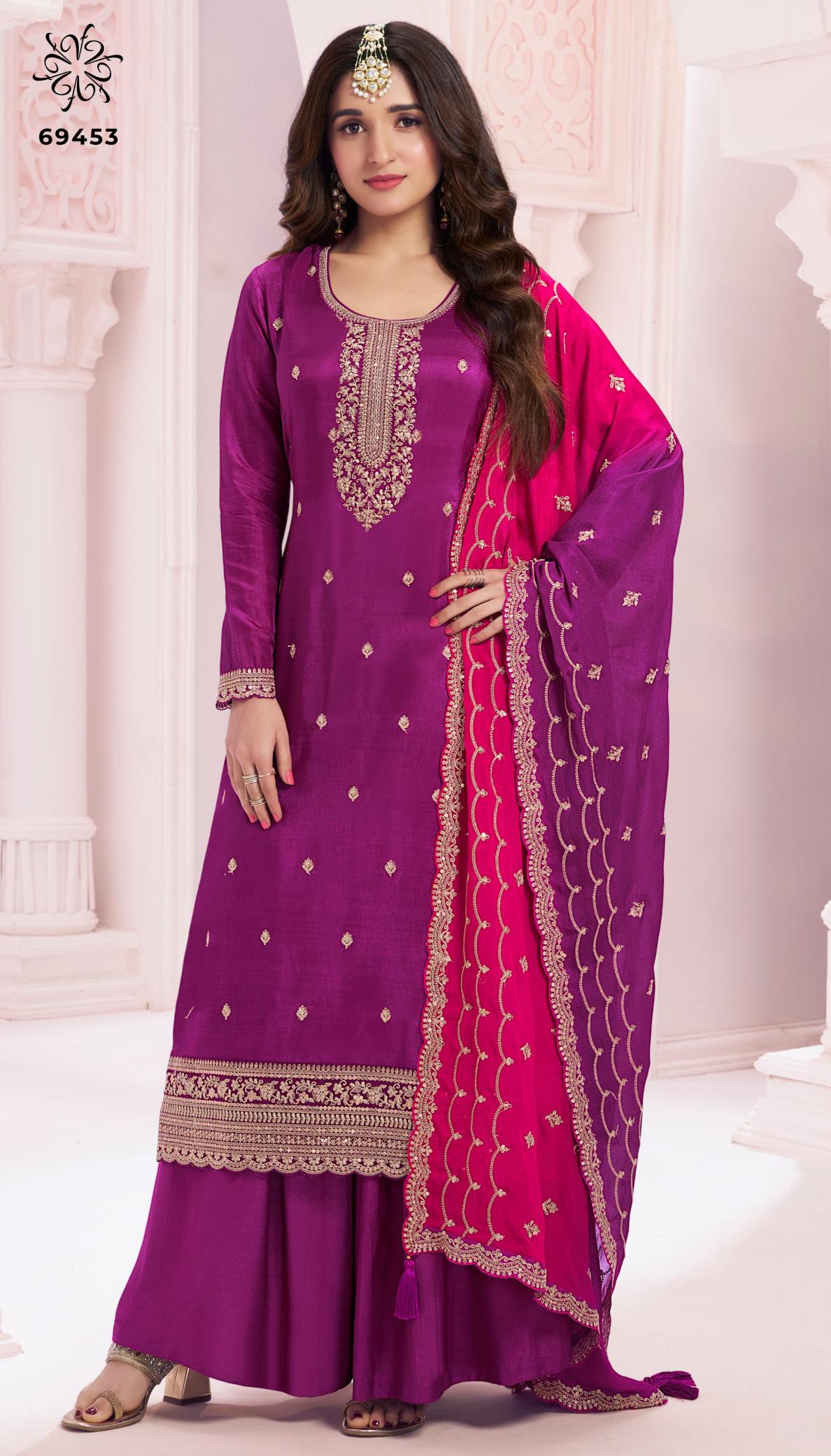 Vinay Kuleesh Suhaag Salwar Kameez Wholesale Catalog