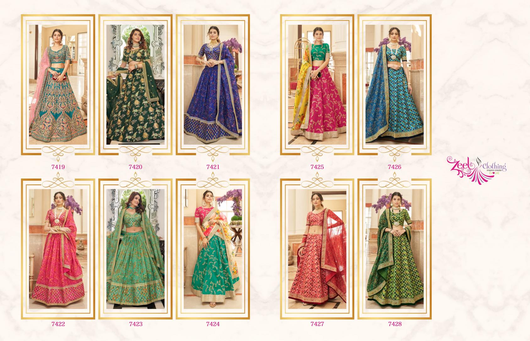 Zeel Cultural Vol 2 lehenga wholesale market in india