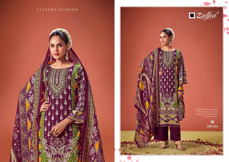 Zulfat Aayat Vol 6 ladies dress material wholesalers in hyderabad