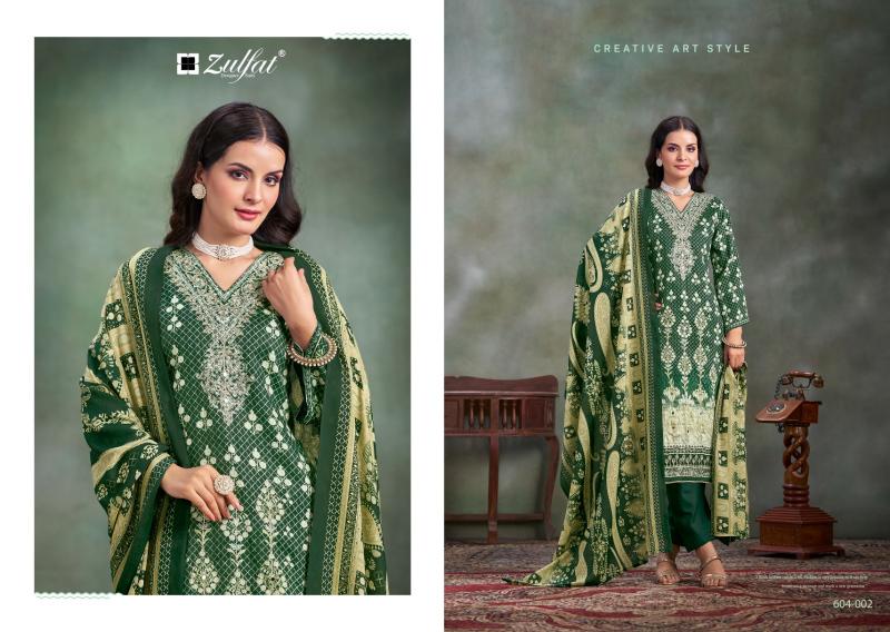 Zulfat Sangini Vol 3 Cotton kutch work dress material wholesale