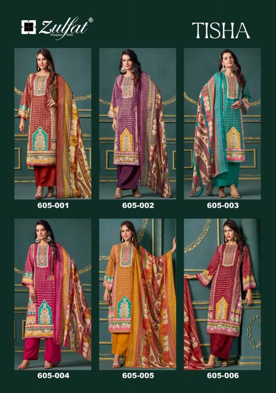 Zulfat Tisha Fancy Printed ladies dress material wholesalers in pune