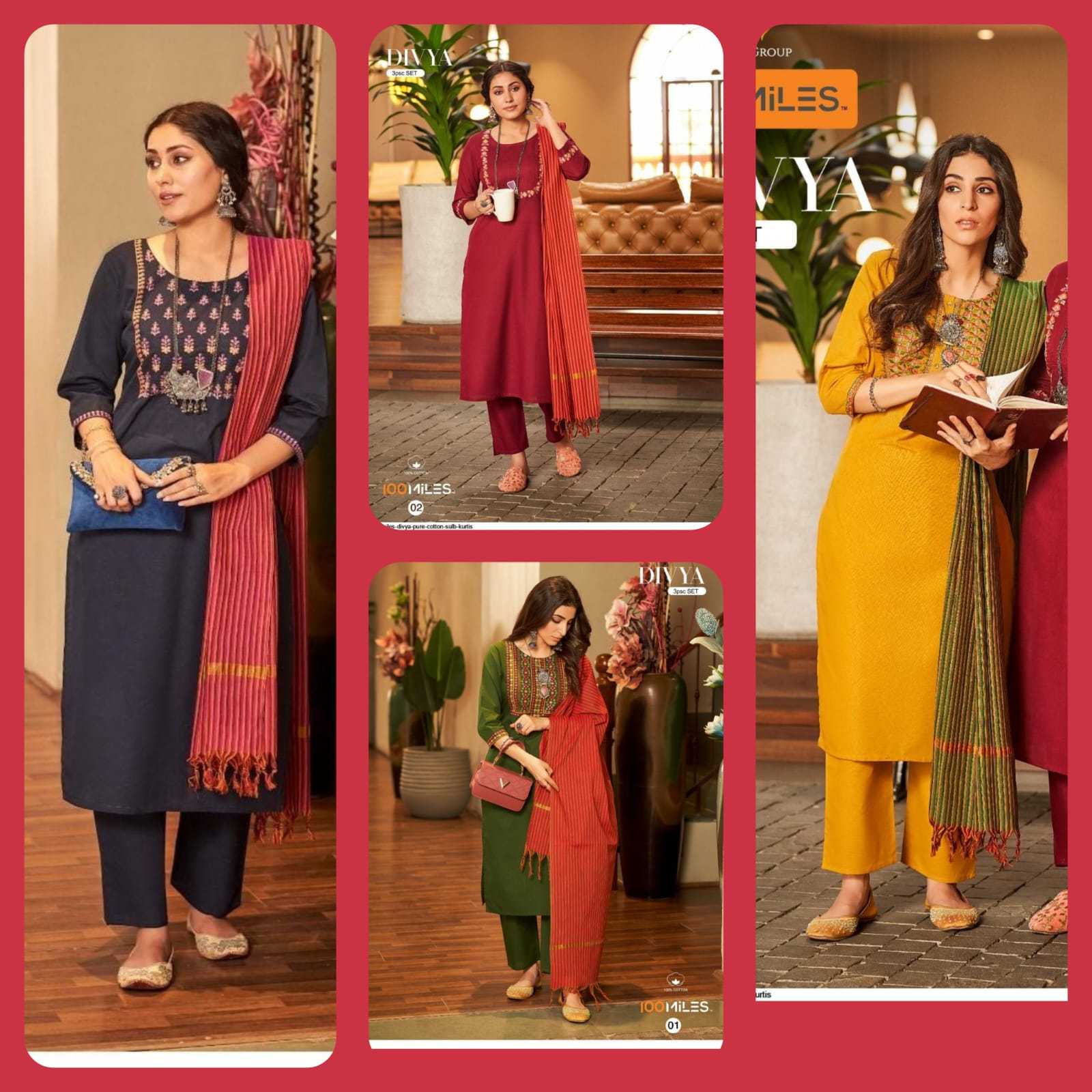 100 Miles Divya kurti lowest price in india