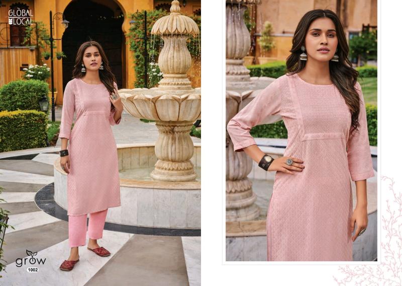 100 Miles Grow Rayon Chikan Lakhnavi Kurti Wholesale Catalog