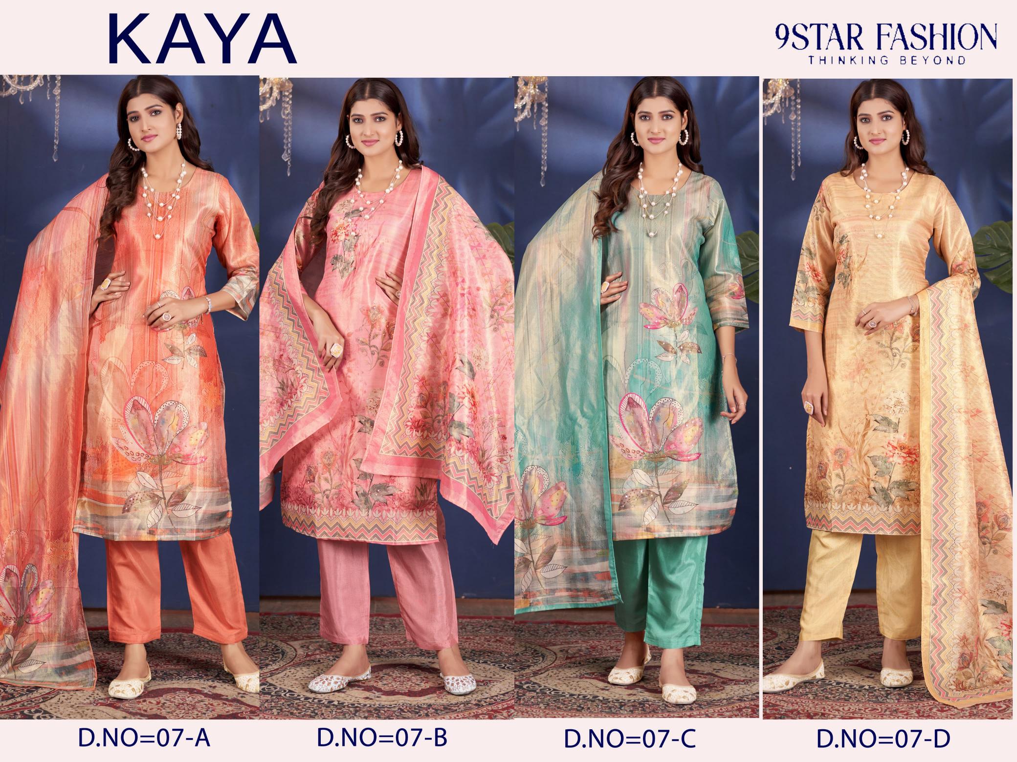 9Star Fashion Kaya buy wholesale kurtis online for cheap