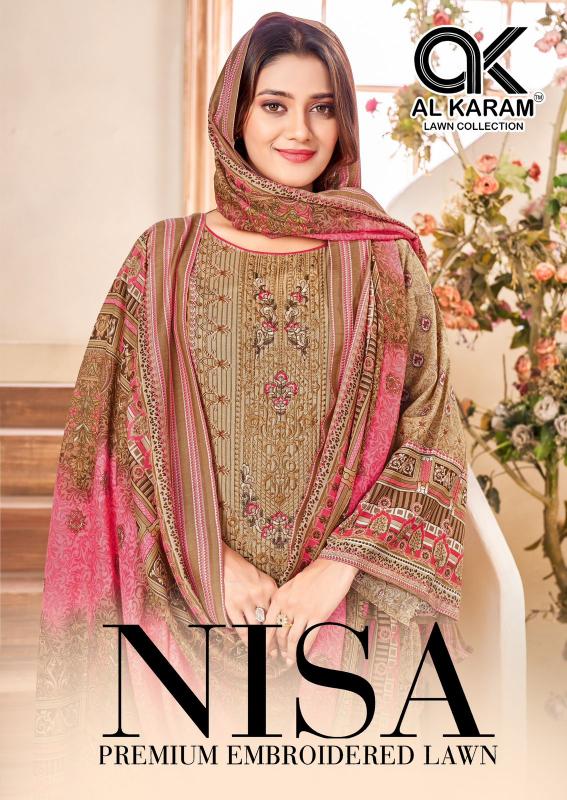 Alkaram Nisa Vol-01 – Karachi Dress Material - Wholesale Catalog