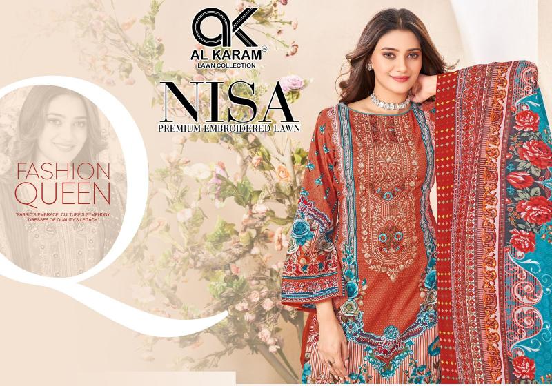 Alkaram Nisa Vol-01 – Karachi Dress Material - Wholesale Catalog