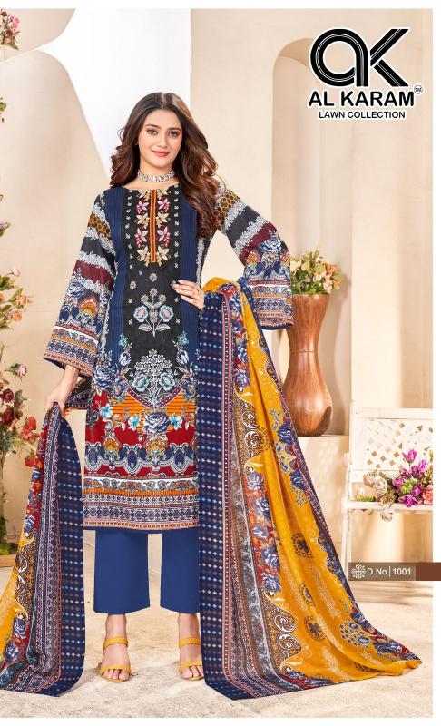 Alkaram Nisa Vol-01 – Karachi Dress Material - Wholesale Catalog