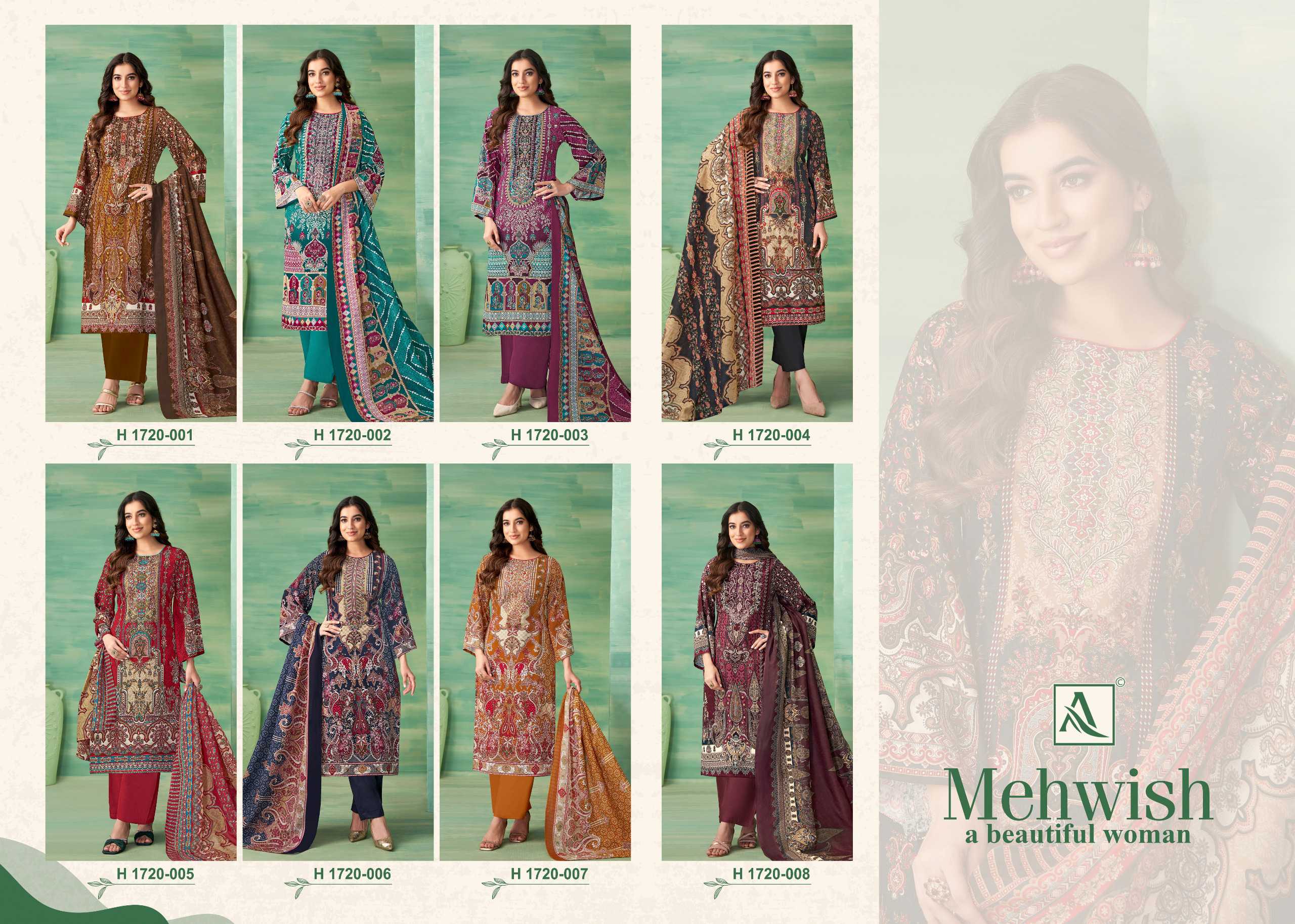 Alok Mehwish suit dress material wholesale