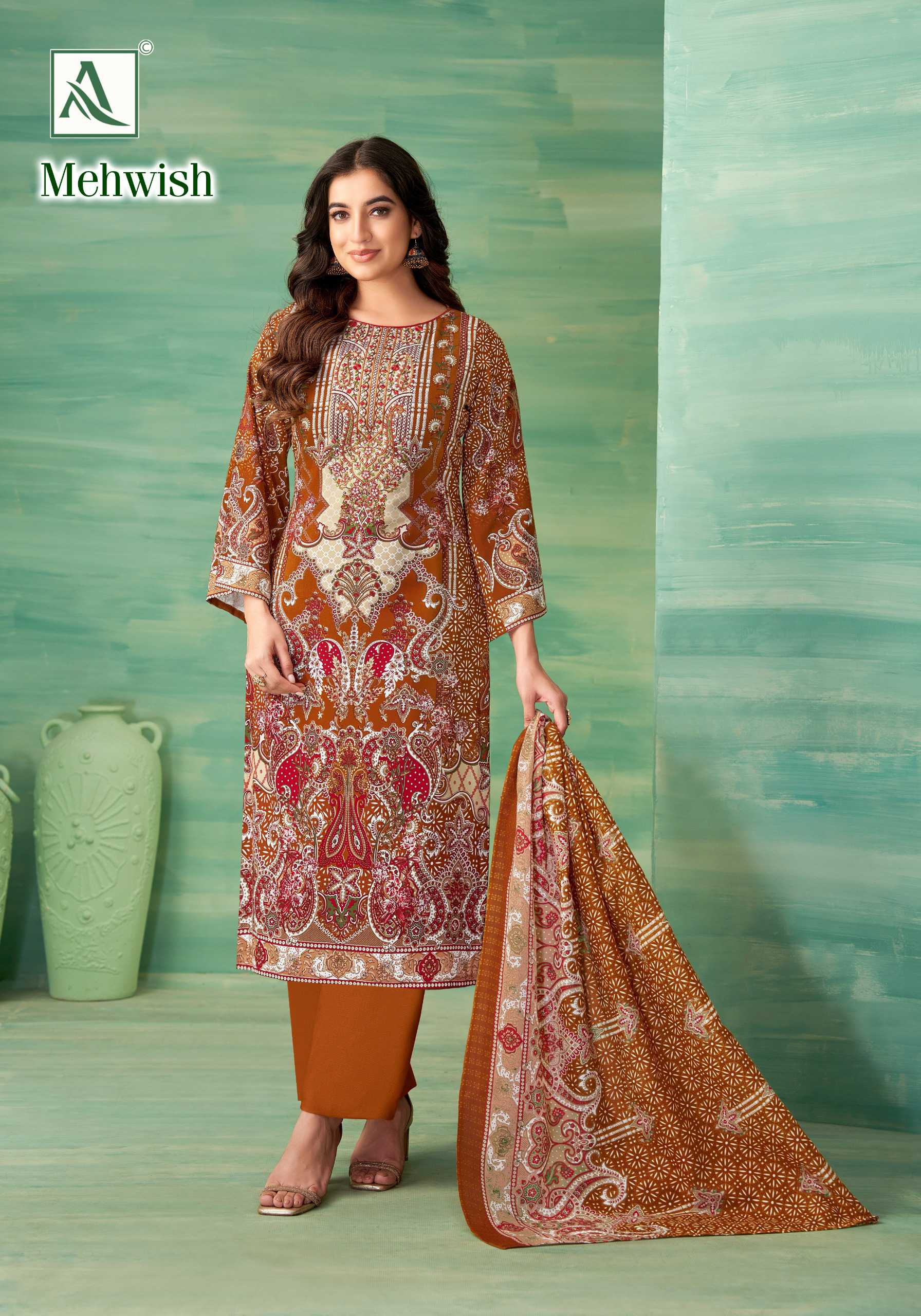 Alok Mehwish suit dress material wholesale