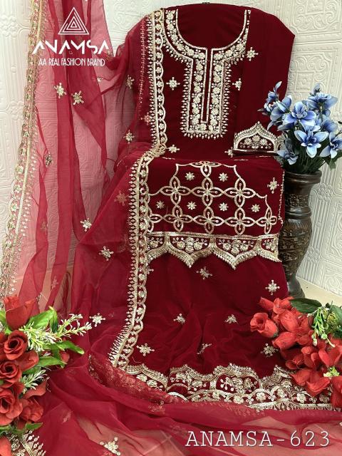 Anamsa 623 salwar kameez wholesale market in ahmedabad