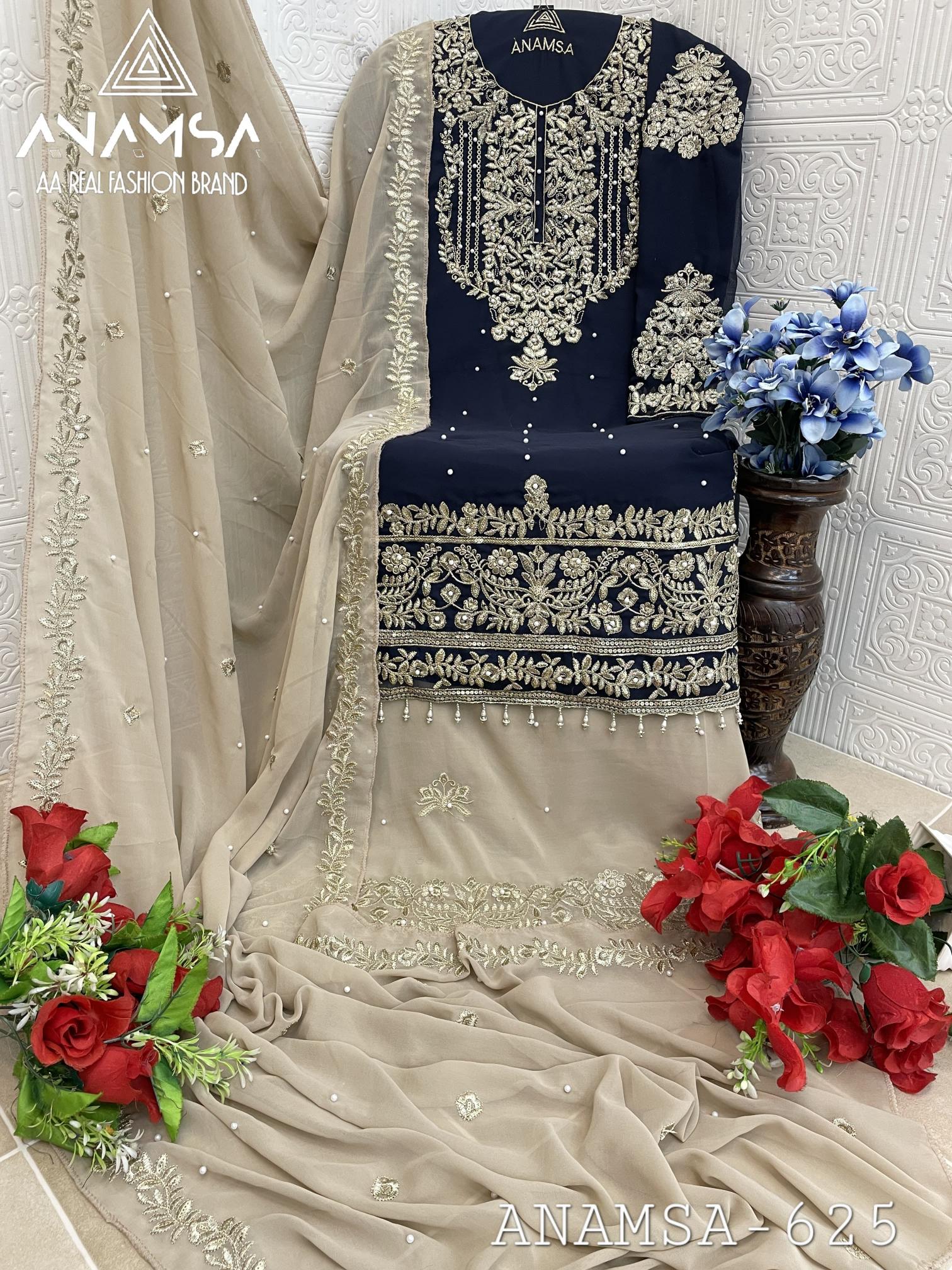 Anamsa 625 Embroidered Pakistani suits daily wear