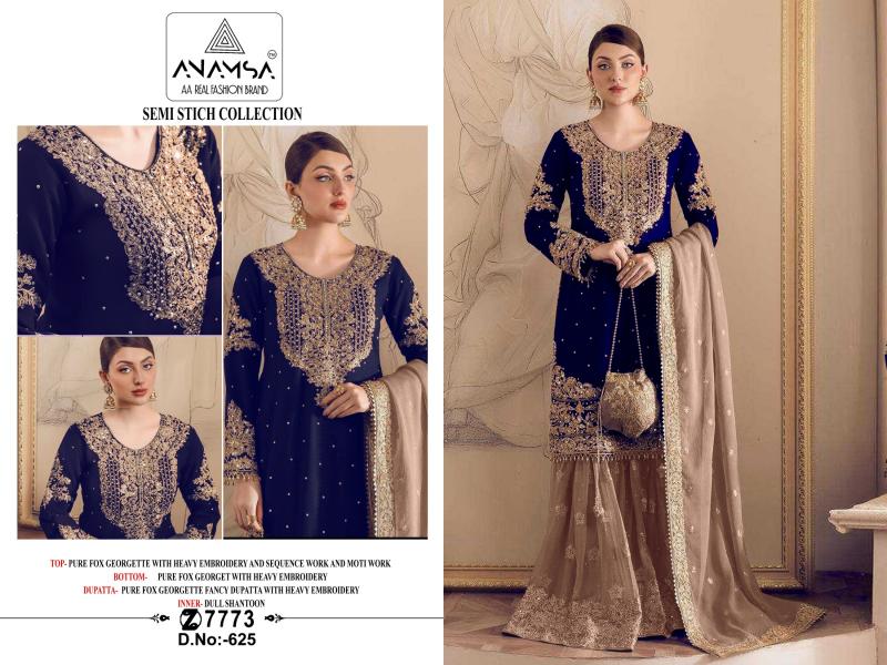 Anamsa 625 Embroidered Pakistani suits daily wear