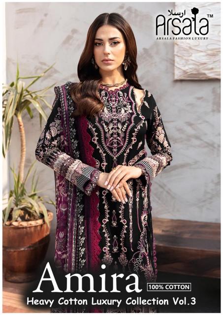 Arsala Amira Vol-03 – Karachi Dress Material - Wholesale Catalog