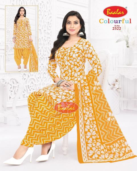 Baalar Colourful Vol-25 – Dress Material - Wholesale Catalog