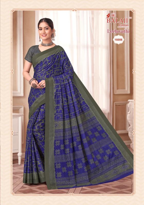 Balaji Leelavathi Vol-15 – Cotton Sarees - Wholesale Catalog