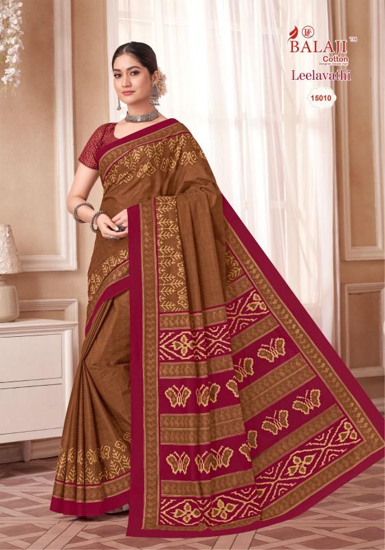 Balaji Leelavathi Vol-15 – Cotton Sarees - Wholesale Catalog