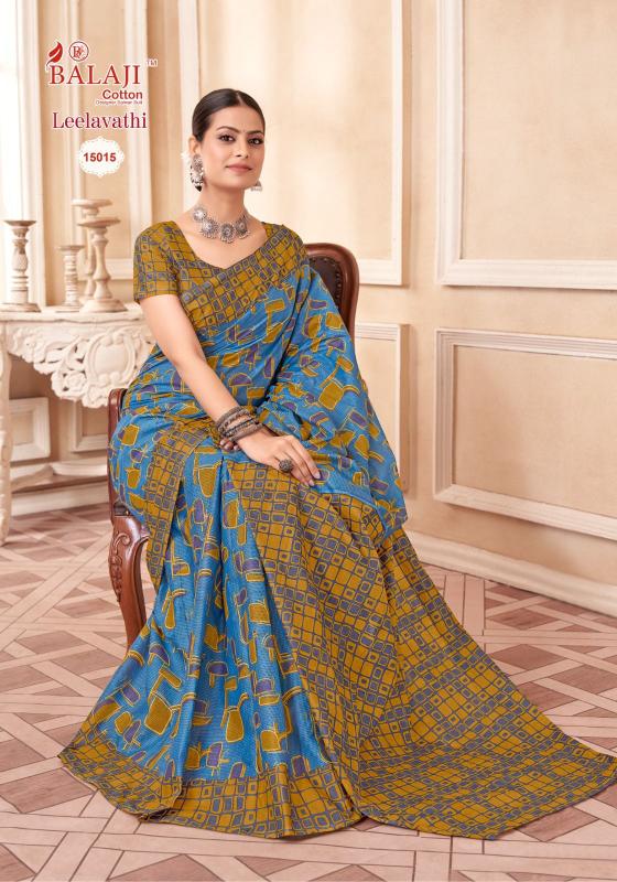 Balaji Leelavathi Vol-15 – Cotton Sarees - Wholesale Catalog