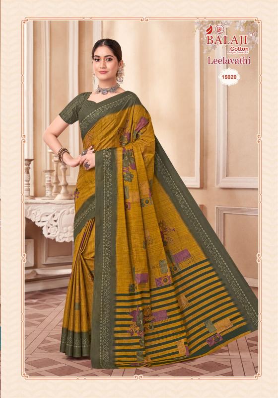 Balaji Leelavathi Vol-15 – Cotton Sarees - Wholesale Catalog