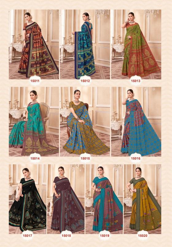 Balaji Leelavathi Vol-15 – Cotton Sarees - Wholesale Catalog