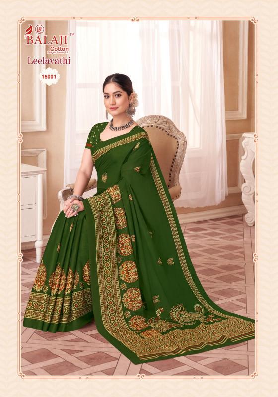 Balaji Leelavathi Vol-15 – Cotton Sarees - Wholesale Catalog