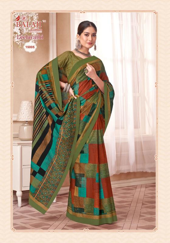 Balaji Leelavathi Vol-15 – Cotton Sarees - Wholesale Catalog