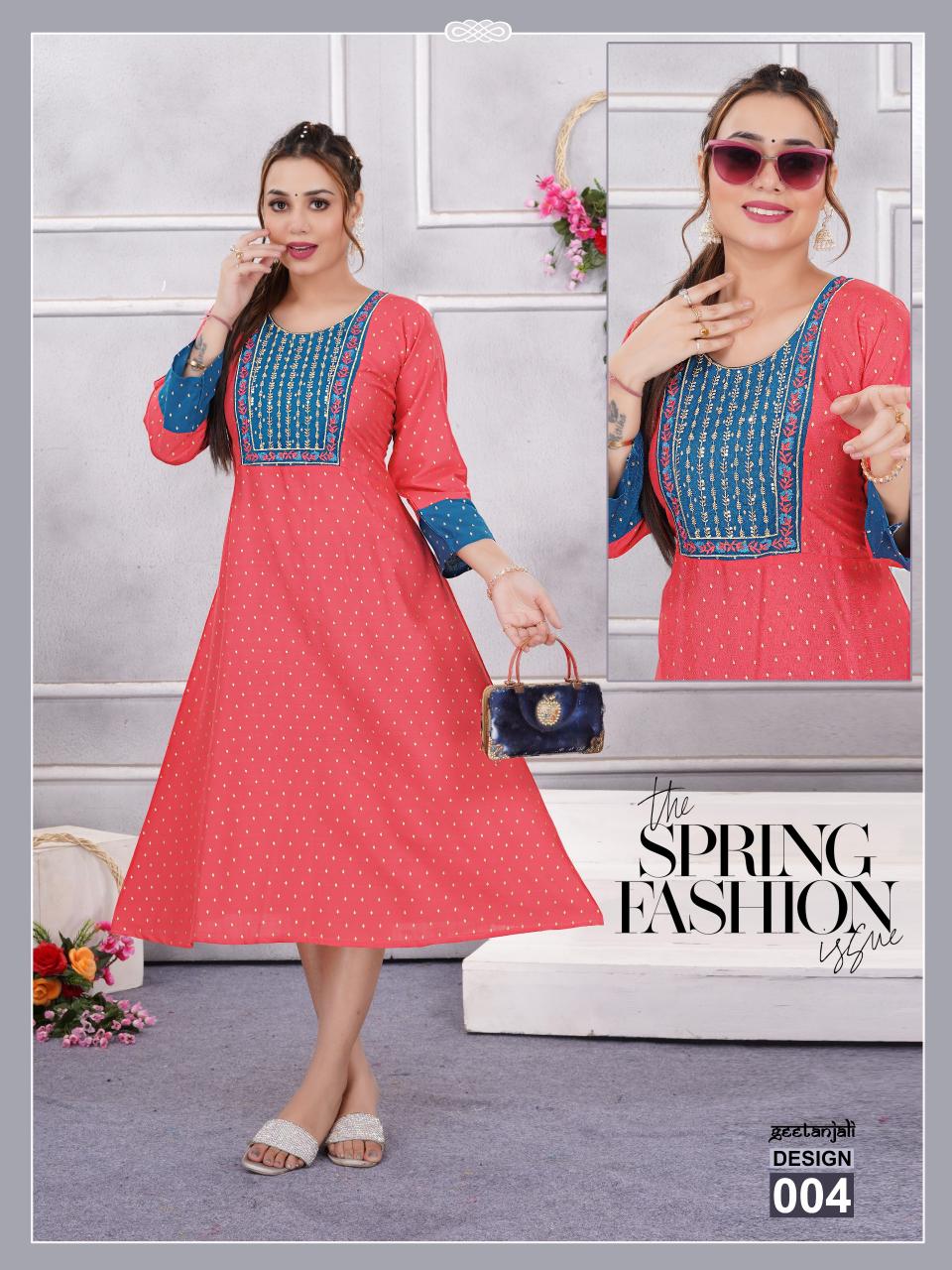 Beauty Queen Geetanjali online kurtis in wholesale price