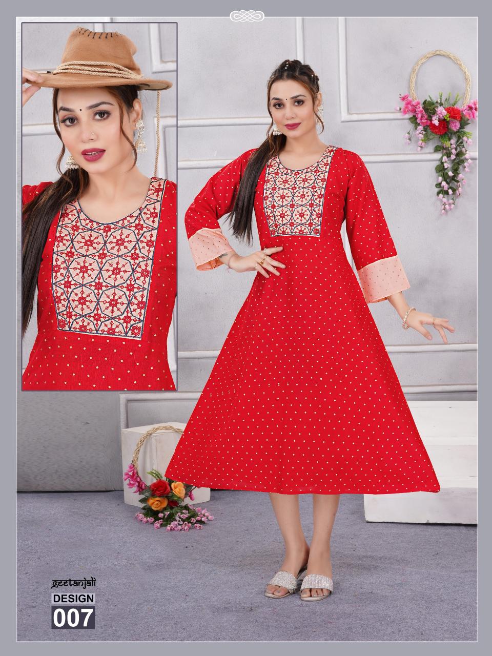 Beauty Queen Geetanjali online kurtis in wholesale price