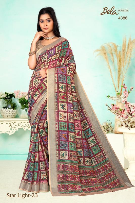 Bela Star Light Vol 23 Catalog baby pink saree buy online india